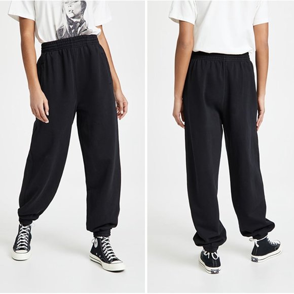 Agolde Black Track Pants - Picture 1 of 5